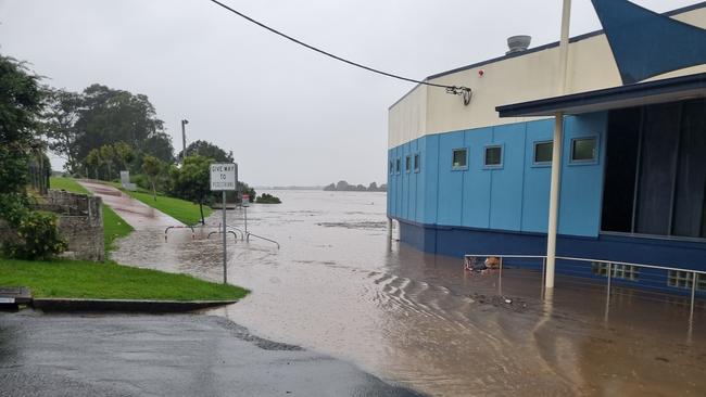 Taree Aquatic Centre and its restaurant Sailo's were inundated by the bursting Manning River at the height of the Mid North Coast flood disaster on May 22.