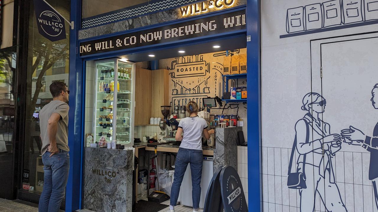 Will &amp; Co by BG on Adelaide St, Brisbane City. Picture: Kate Stephenson