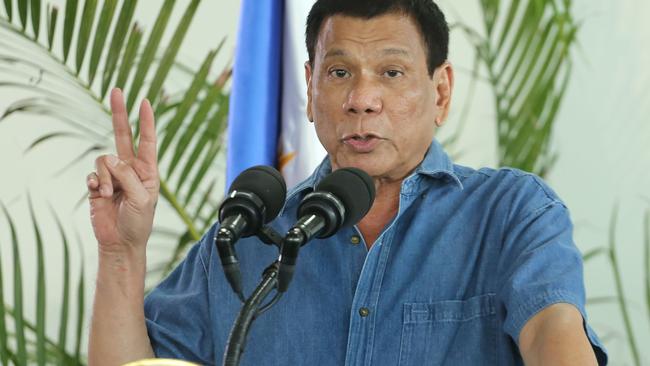 Philippines President Rodrigo Duterte.