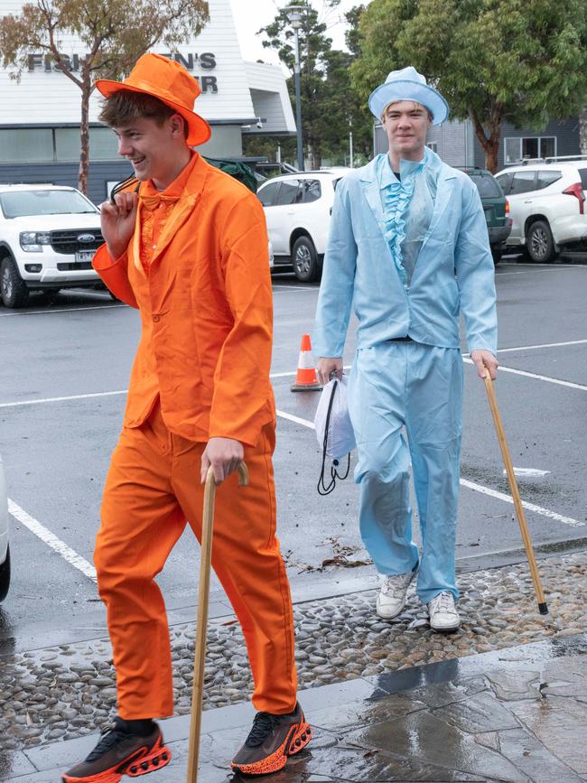 8. Connor O’Sullivan and Mitch Edwards as Dumb and Dumber. Picture: Brad Fleet