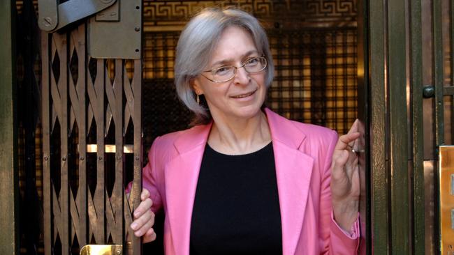 Russian author Anna Politkovskaya visiting Sydney. Picture: Chris Pavlich