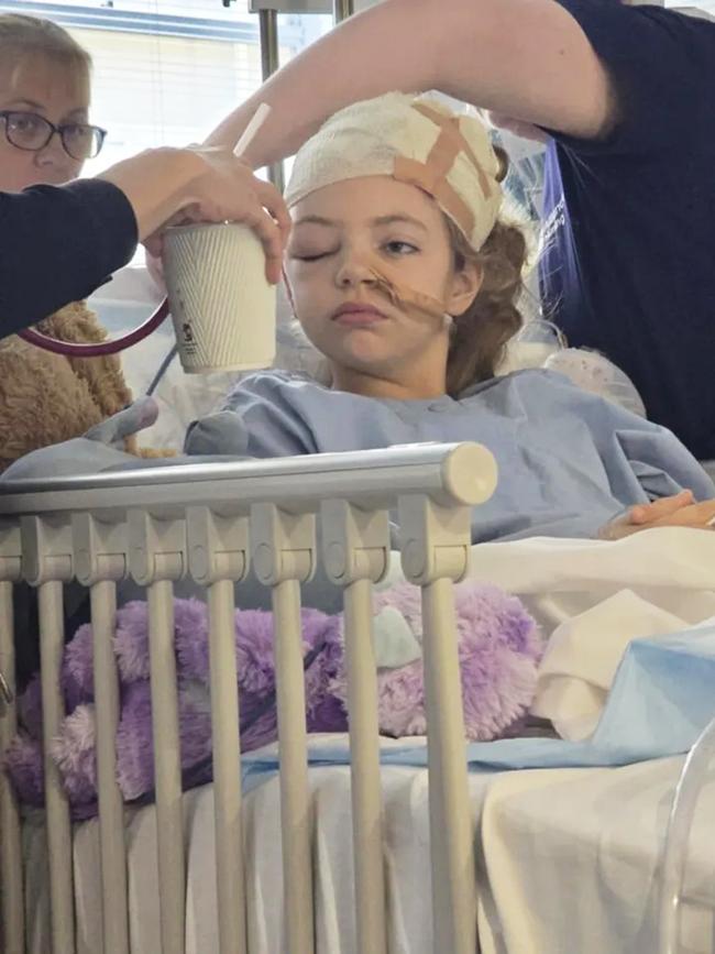 Harmony Jones is recovering after a P.E incident that resulted in a serious internal brain injury. Picture: GoFundMe.
