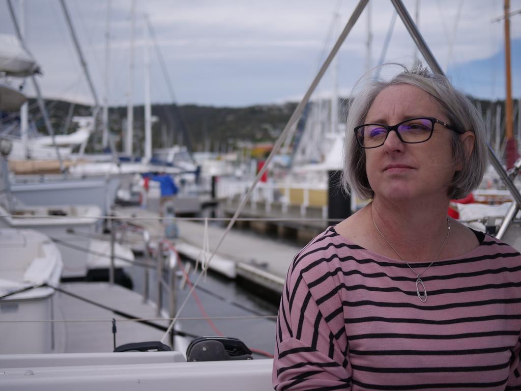 When Tasmanian woman Justine Barwick went for a swim off her yacht in Queensland's iconic Whitsundays region last year, she had no idea her life would change in minutes.