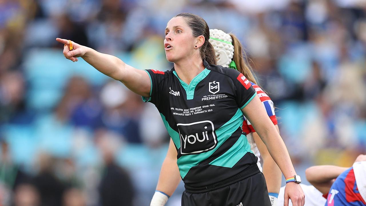 Kasey Badger controlled last year’s NRLW grand final. Picture: Mark Kolbe/Getty Images