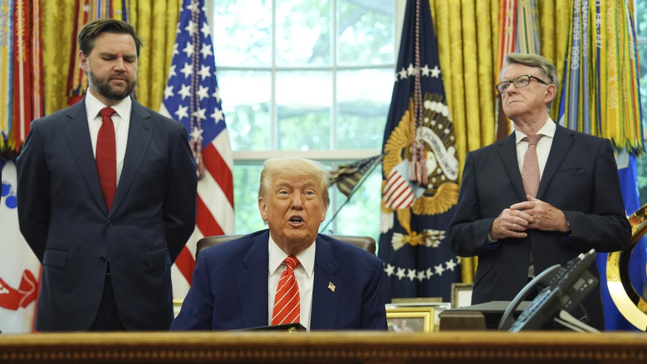 Donald Trump’s tariff agenda sparked a trade war with China. Picture: AP Photo/Evan Vucci