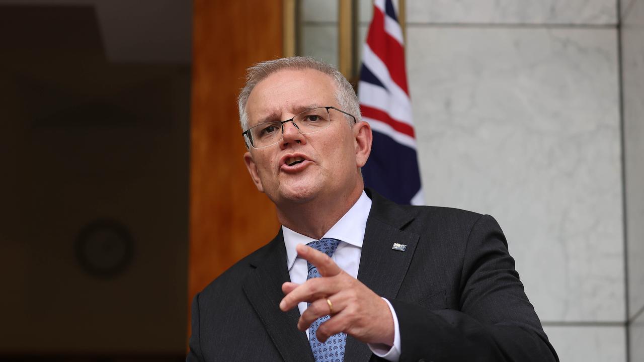 Mr Morrison says Australia supports Ukraine’s sovereignty. Picture: NCA NewsWire / Gary Ramage