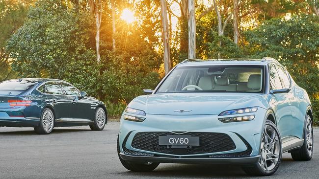 If you can’t afford the G80 EV, the GV60 is cheaper. Picture: Supplied.
