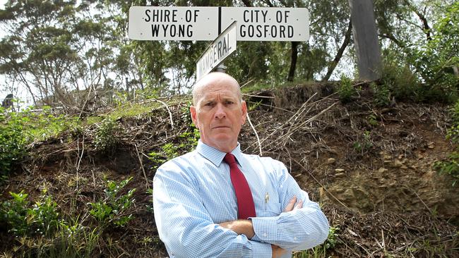 Former Wyong mayor Greg Best is outraged by the forced council amalgamation on the Central Coast, calling it “undemocratic”. Picture: Mark Scott.