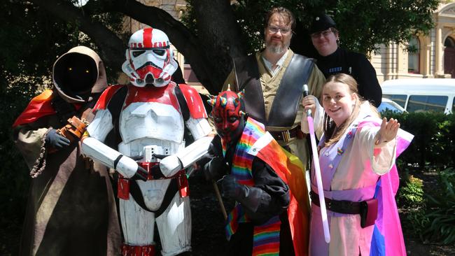 TasPride pride march Hobart 2025. Picture: Elise Kaine