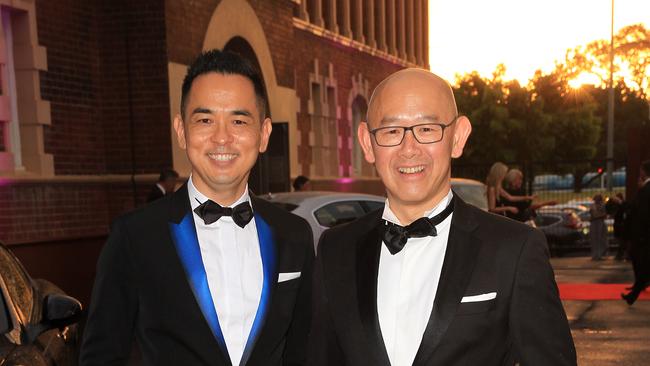 Japanese architect Koichi Takada and Crown Group’s Iwan Sunito. Picture: Christian Gilles