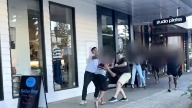 On June 5, Coolangatta Concrete Lines Skate Shop owner Les Graue was allegedly attacked by a group of juveniles for the second time since March. Photo: 7 News Gold Coast