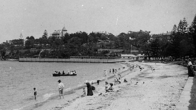 The ladies’ baths in the 1890s. Picture Northern Beaches Library