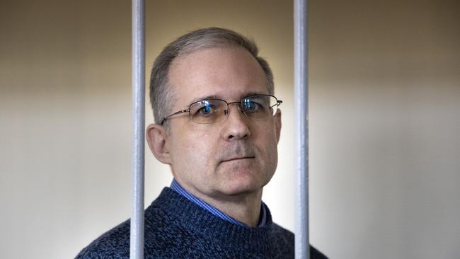 Paul Whelan appears in a Moscow court in August. Picture: AP