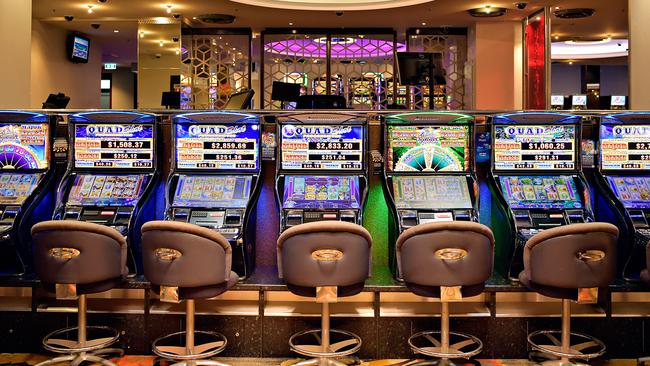 Victorian punters are on track to record their biggest annual pokies losses in a decade. Picture: File.