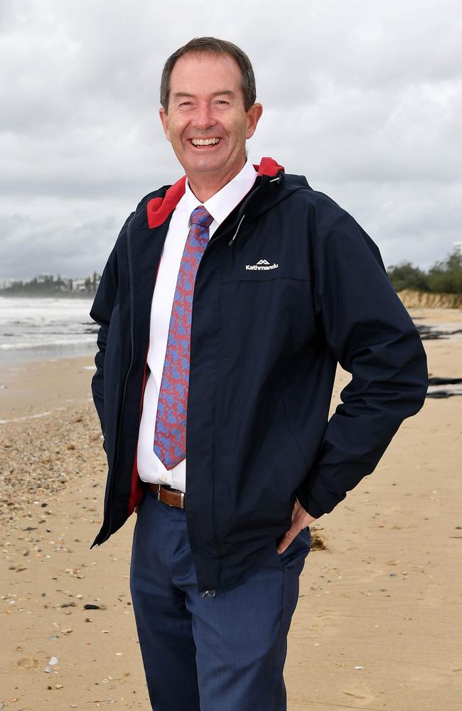 Fisher MP Andrew Wallace on the Sunshine Coast. Picture: Patrick Woods