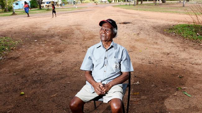 Heritage ... Cyril Rioli Snr has positive memories of the mission workers. Picture: Elise Derwin