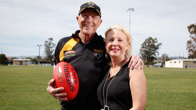 John Schneebichler pictured with his wife, Jenny, in 2018. Picture: Matt Turner