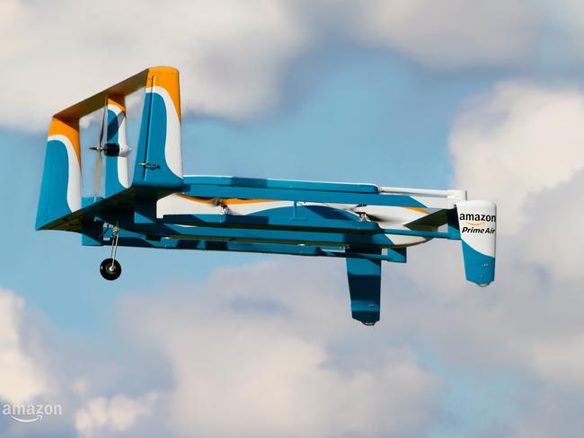 Way of the future ... Amazon Prime Air delivery drone. Picture: Amazon