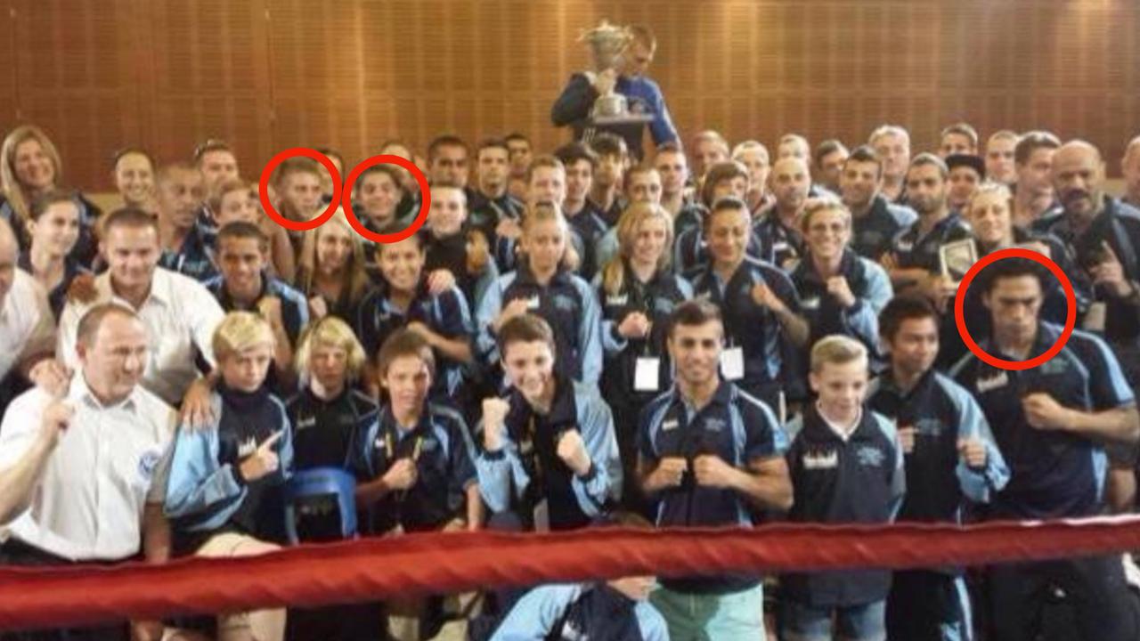 The NSW team that competed at the 2014 Nationals in Perth with Nikita and Tim Tszyu as well as Jai Opetaia. George Kambosos and Mateo Tapia are among the many other faces. Picture: Boxing NSW