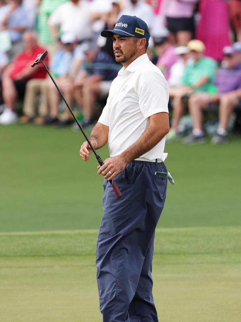 Jason Day’s baggy pants were the talk of the Masters. Photo: Jamie Squire/Getty Images/AFP.