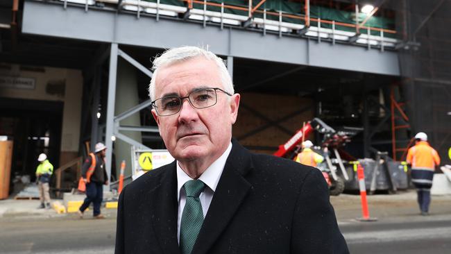 Andrew Wilkie member for Denison is unhappy about the lack of consultation in relation to the Royal Hobart Hospital K-Block. Picture: NIKKI DAVIS-JONES