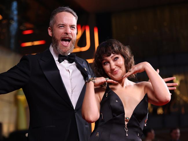 Hamish Blake and Zoe Foster Blake at this year’s Logie Awards. Picture: Getty