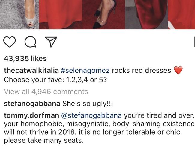 Stefano gabbana clearance instagram