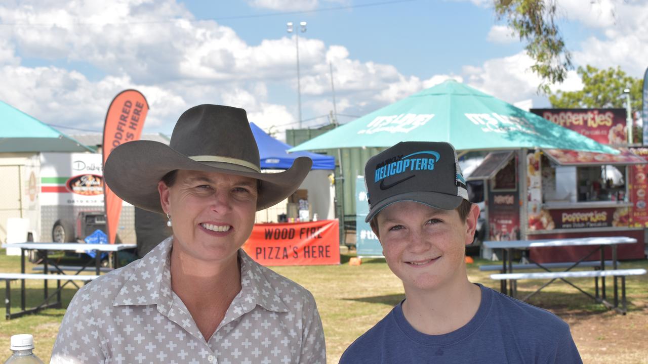 Suzy and Joe Logan having a blast at Day 3 of the Warwick Gold Cup Campdraft.