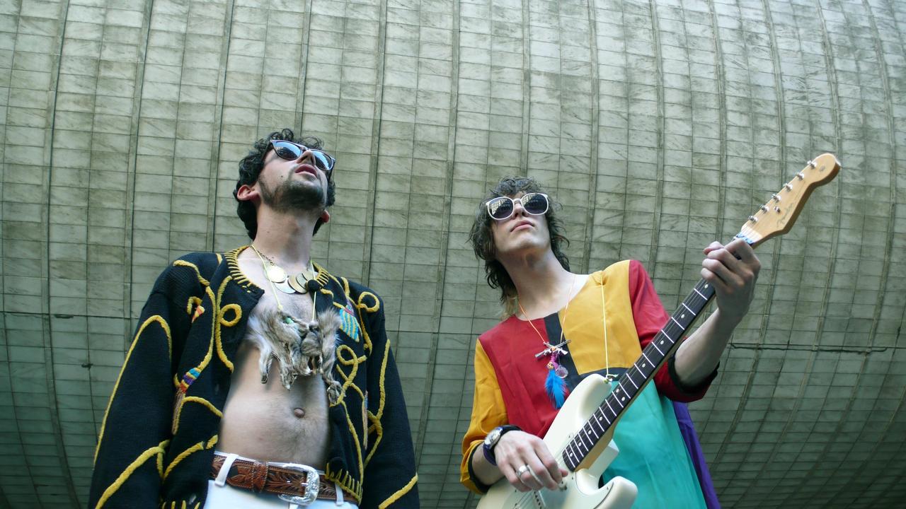 When we were young. New York band MGMT - Ben Goldwasser and Andrew VanWyngarden in 2008.