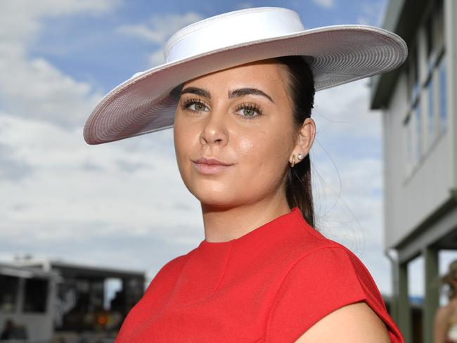 Ladbrokes Sale Cup. Racegoers are pictured attending Cup Day horse races at Sale Turf Club, Sunday 27th October 2024. Ella Mclindin. Picture: Andrew Batsch