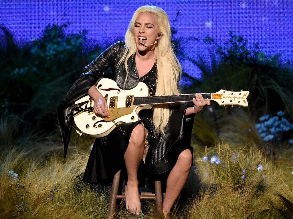 Recording artist Lady Gaga performs onstage during the 2016 American Music Awards at Microsoft Theater on November 20, 2016 in Los Angeles, California. Picture: Getty