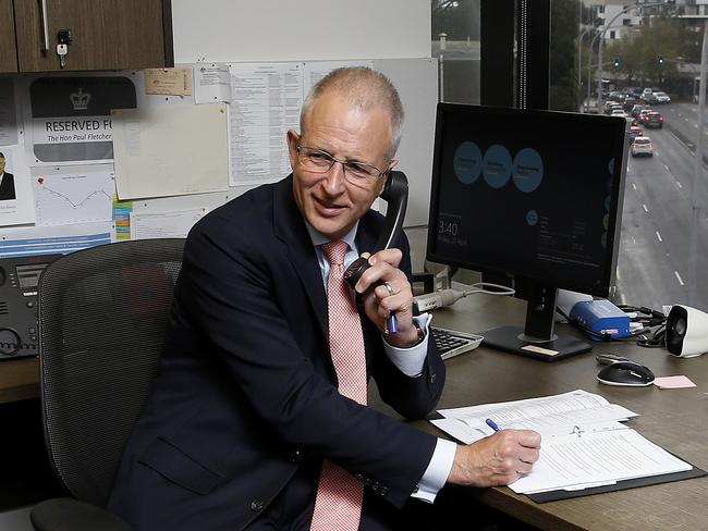 Member for Bradfield Paul Fletcher in his Lidfield electoral office. Picture: John Appleyard