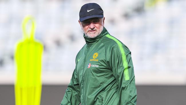 Socceroos coach Graham Arnold knows exactly what condition his players are in before they come into camp. Picture: AAP