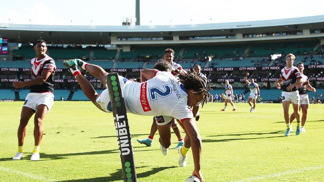 Young was a standout for the Knights in 2022, and for England at the Rugby League World Cup. Picture: Getty Images.