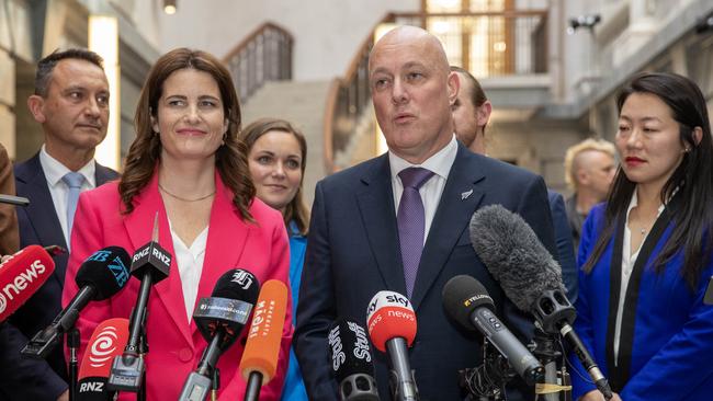 National leader Christopher Luxon and Finance Minister Nicola Willis have their work cut out. Picture: NZ Herald.