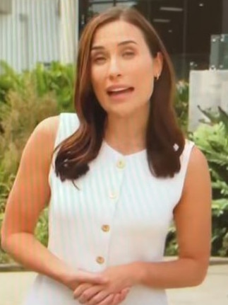 Zarisha Bradley, a Brisbane reporter, posted a clip on TikTok showing her career progression. Picture: TikTok/Zarisha Bradley