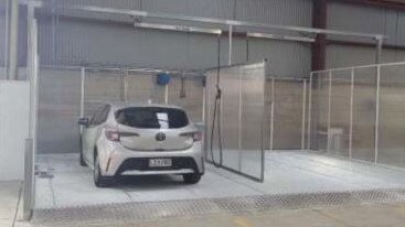 An image showing the self-contained wash bays proposed for the basement car park at the Lighthouse residential and commercial complex at Dee Why. Picture: Collard Maxwell Architects