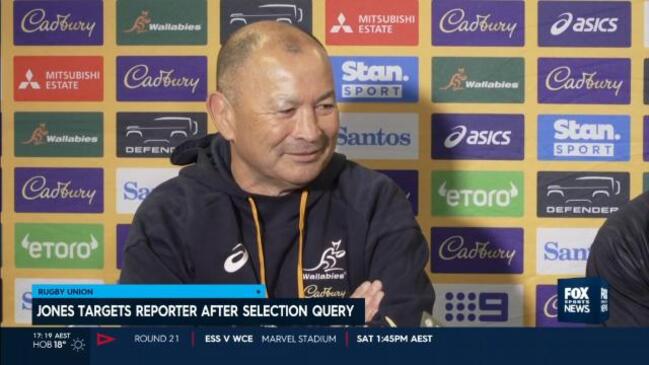 Fiery Eddie Jones targets reporter after query