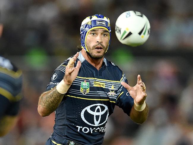 Johnathan Thurston in action for the Cowboys.