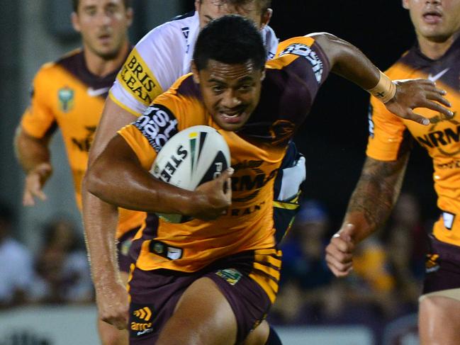 North Queensland Cowboys against Brisbane Broncos at Mackay Stadium. Picture: Evan Morgan