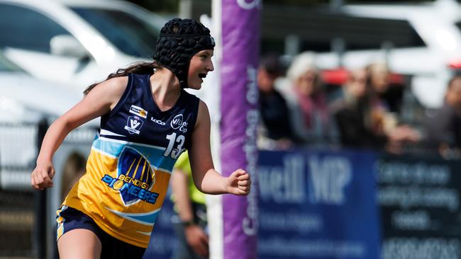 Bendigo Pioneers kept Goulburn Murray goalless. Picture: Luke Hemer/AFL Victoria