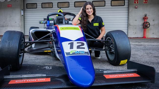 Joanne Ciconte is part of the F1 Academy this year. Picture: Supplied.