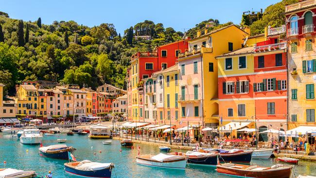 The picturesque harbor of Portofino.