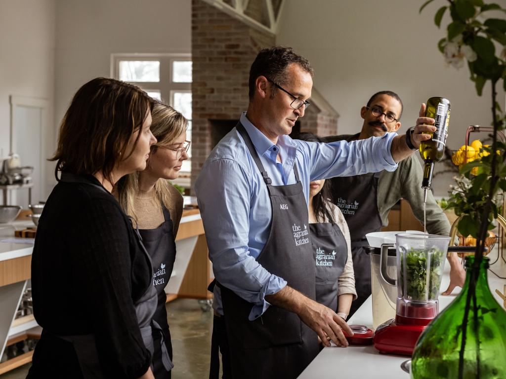 Agrarian Kitchen Experience led by restaurant founder and executive chef Rodney Dunn. Picture: Dearna Bond