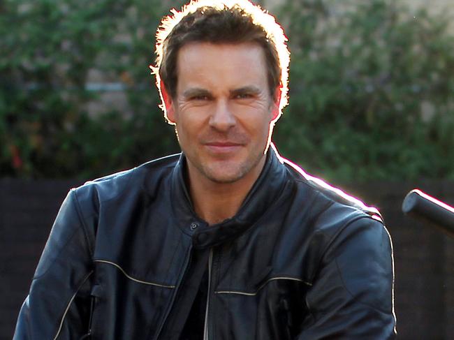 Sunday Telegraph. Aaron Jeffery who played Frank O'Rourke in Underbelly: Badness. Pictured at Ch 9 studios, Willoughby.