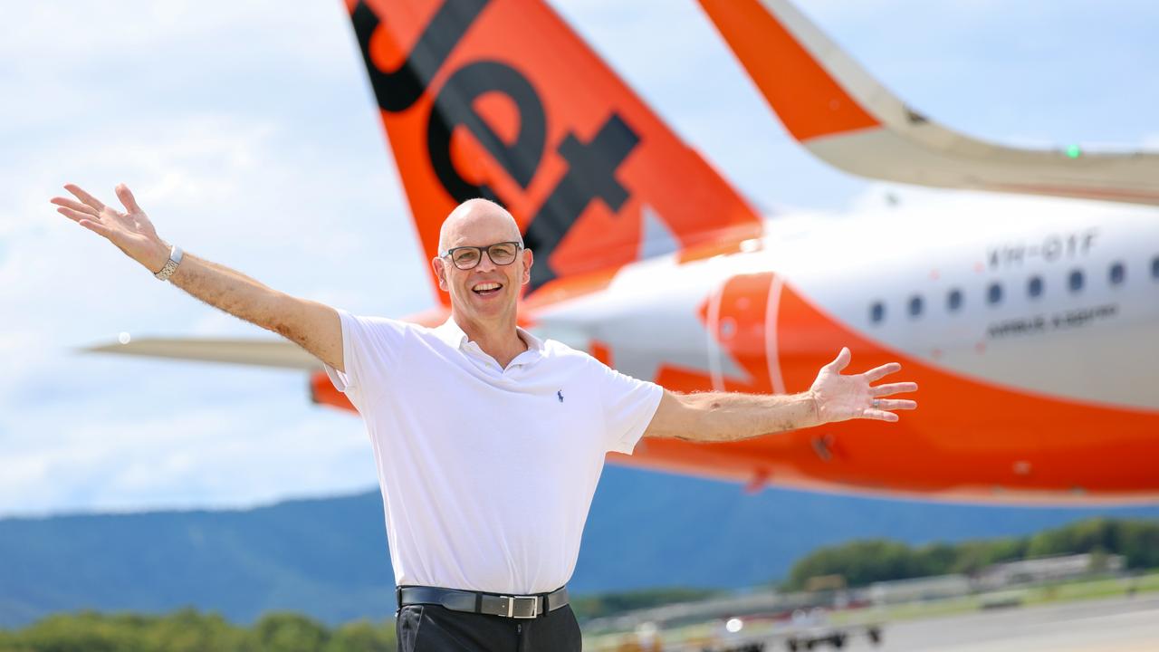 Cairns Airport chief executive Richard Barker said Jetstar’s service to the Sunshine Coast would create new holiday options for a raft of travellers, including those visiting family and friends. Photo: Supplied.