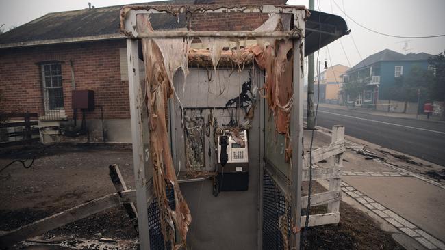 A phone box in Cobargo. Picture Gary Ramage