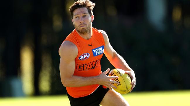 St Kilda will be all eyes on Giant Toby Greene for Friday’s clash. Picture: Phil Hillyard