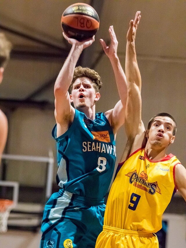 Cameron Goldfinch in action for the Seahawks. Picture: Peni Taleni