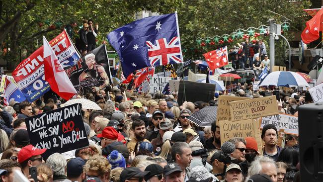 Many of the people attending the city protests are from the outer suburbs, the research suggests. Picture: Alex Coppel